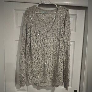 Maurices size XL sparkly sweater